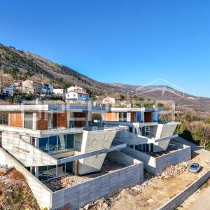 Istra, Plomin-okolica, luksuzna vila u novogradnji sa panoramskim pogledom na mo