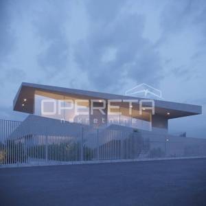 Istra, Plomin-okolica, luksuzna vila u novogradnji sa panoramskim pogledom na mo