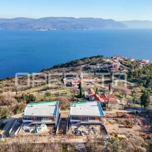 Istra, Plomin-okolica, luksuzna vila u novogradnji sa panoramskim pogledom na mo