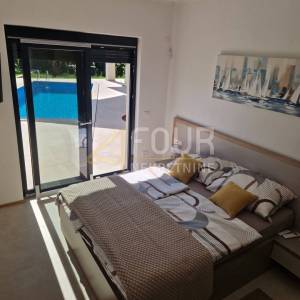 Istra, Rovinjsko Selo, novogradnja, moderna prizemnica s bazenom