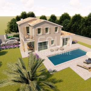 Istra, Tinjan, samostojeća kuća s bazenom