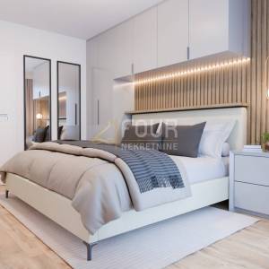 Kastav, Rubeši, kuća u nizu, novogradnja, pogled na more