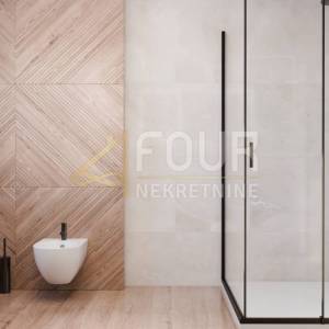 Kastav, Rubeši, kuća u nizu, novogradnja, pogled na more