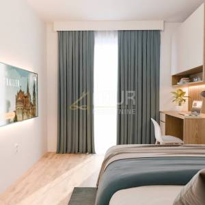 Kastav, Rubeši, kuća u nizu, novogradnja, pogled na more