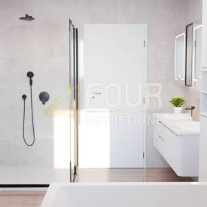 Kastav, Rubeši, kuća u nizu, novogradnja, pogled na more