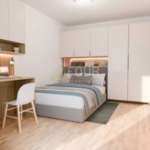 Kastav, Rubeši, kuća u nizu, novogradnja, pogled na more