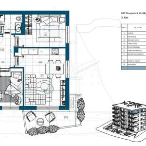 Klenovica stan u eksluzivnoj novogradnji
