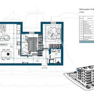 Klenovica stan u eksluzivnoj novogradnji