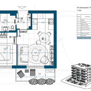 Klenovica stan u eksluzivnoj novogradnji