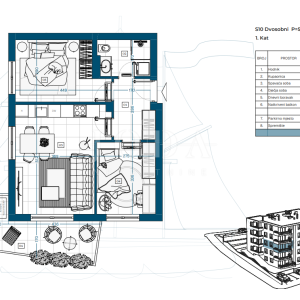 Klenovica stan u eksluzivnoj novogradnji