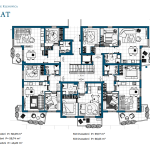 Klenovica stan u eksluzivnoj novogradnji