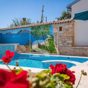 Kuća Vodnjan - 8 spavaćih soba, bazen, pogled na more