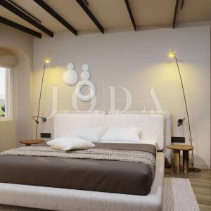 Labin, kuća sa očaravajućim pogledom na more, projektom i građevinskom dozvolom za gradnju hotela