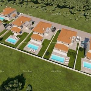 LIŽNJAN! PRODAJA KUĆA U IZGRADNJI S BAZENOM.