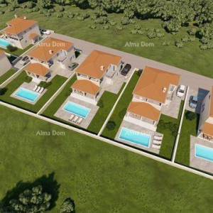 LIŽNJAN! PRODAJA KUĆA U IZGRADNJI S BAZENOM.