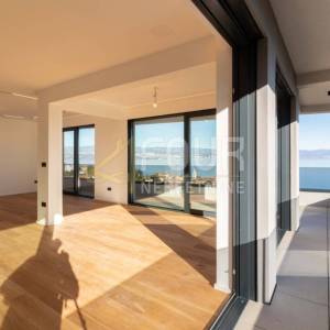 Lovran, novogradnja, 3s+db, 142.11m2, terasa, okućnica, pogled na more