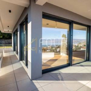 Lovran, novogradnja, 3s+db, 142.11m2, terasa, okućnica, pogled na more