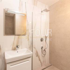 Lovran, novogradnja, 77.17m2, 2s+db, terasa, okućnica, pogled na more