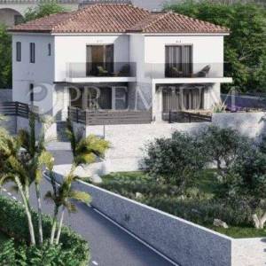 Malinska, moderna dvojna kuća, novogradnja!