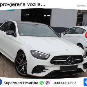 Mercedes E 220d Aut. AMG line 200 KS, KAM+PANO+NAVI+GR SJED+LED