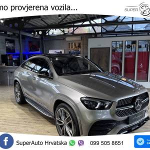 Mercedes GLE Coupe 350d 4M Aut. AMG 272 KS, PANO+ZRAČ+360+GR SJED+ACC+VIRT+LANE