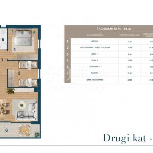 Novi Vinodolski 2S+DB u eksluzivnoj novogradnji