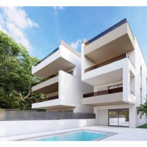 Novogradnja – Dvosoban stan s terasom 76 m², pogled na more, Sukošan