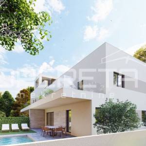 Novogradnja – Dvosoban stan s bazenom 101 m2, Vrsi, Zadar