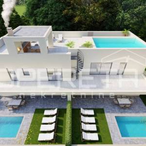 Novogradnja – Dvosoban stan s bazenom 101 m2, Vrsi, Zadar