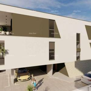 Novogradnja! Medulin! B5.Prodaja. Dva nova objekta, sagrađena, visoki roh bau. 200 metara do mora. Neposredna blizina hotela Me...