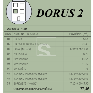 Novogradnja Šijana - 2S+DB + 2 vanjska parkirna mjesta
