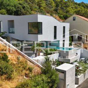 Novoizgrađena dizajnerska vila s bazenom, Brna, otok Korčula