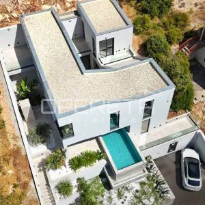 Novoizgrađena dizajnerska vila s bazenom, Brna, otok Korčula