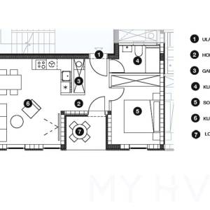 Novoizgrađeni stanovi s parkingom u Vrboskoj