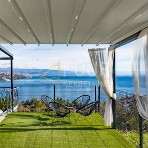 Opatija, Volosko, dvoetažni 4s+db, novogradnja, panoramski pogled