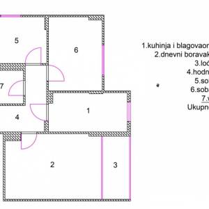 PODMURVICE, RIJEKA - Dvosobni stan s pogledom na more