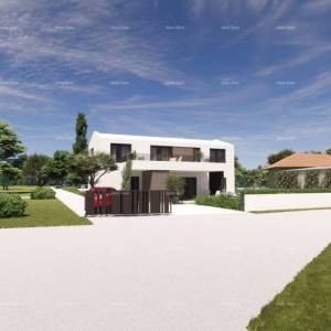 Pogled na more!! Prodaja zemljišta s  građevinskom dozvolom i projektom, okolica Vodnjana!