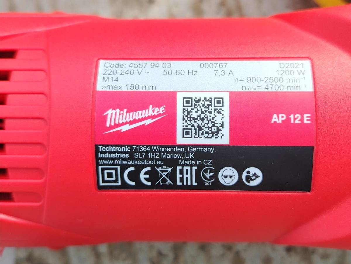 Polirka MILWAUKE AP 12