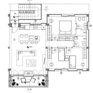 Poreč – stan s terasom i dvorištem