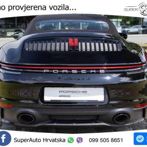 Porsche 911 Carrera S Cabriolet 3.0 PDK 450 KS, LED+KAM+GR SJED+TEM+BOSE