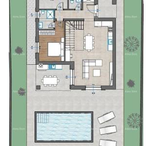 Predivna vila s bazenom smještena u mirnom okruženju Červara.