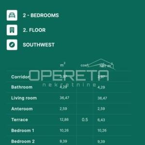 Privlaka/Zadar - luksuzni projekt 70m od mora, stan G103
