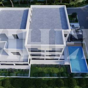 PRODAJA, BRAČ, MILNA, 6 APARTMANA U IZGRADNJI S BAZENOM,  80 m OD MORA