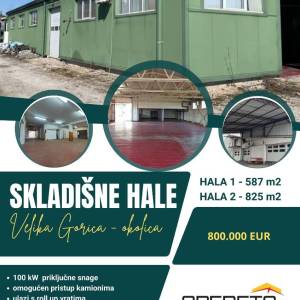Prodaja, Hala-Skladište, Staro Čiče, Staro Čiče, 1467m2