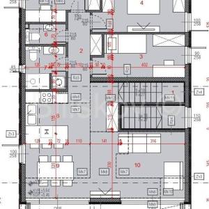 Prodaja, K.Kambelovac, trosoban penthouse, 2 garažna mjesta