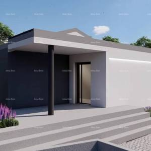 Prodaja kuće s bazenom u izgradnji (roh-bau), blizina Duge Uvale! Samo 2 km od Plaže!