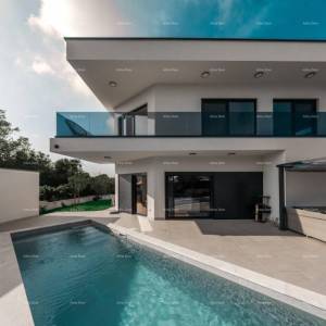 Prodaja - novoizgrađena, moderna i ekskluzivna vila s bazenom, Volme, Pula!