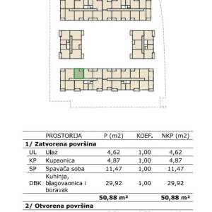 Prodaja, Stan, Kromosovo naselje, Velika Gorica, 2s, 55m2