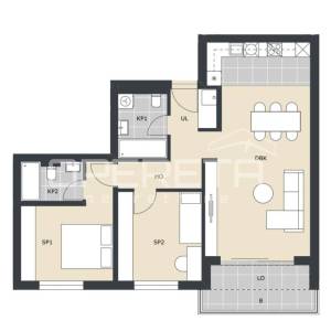 Prodaja, Stan, Kromosovo naselje, Velika Gorica, 3s, 83m2