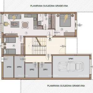 Prodaja- stan u prizemlju, u novom stambenom kompleksu, Valdebek,Pula!